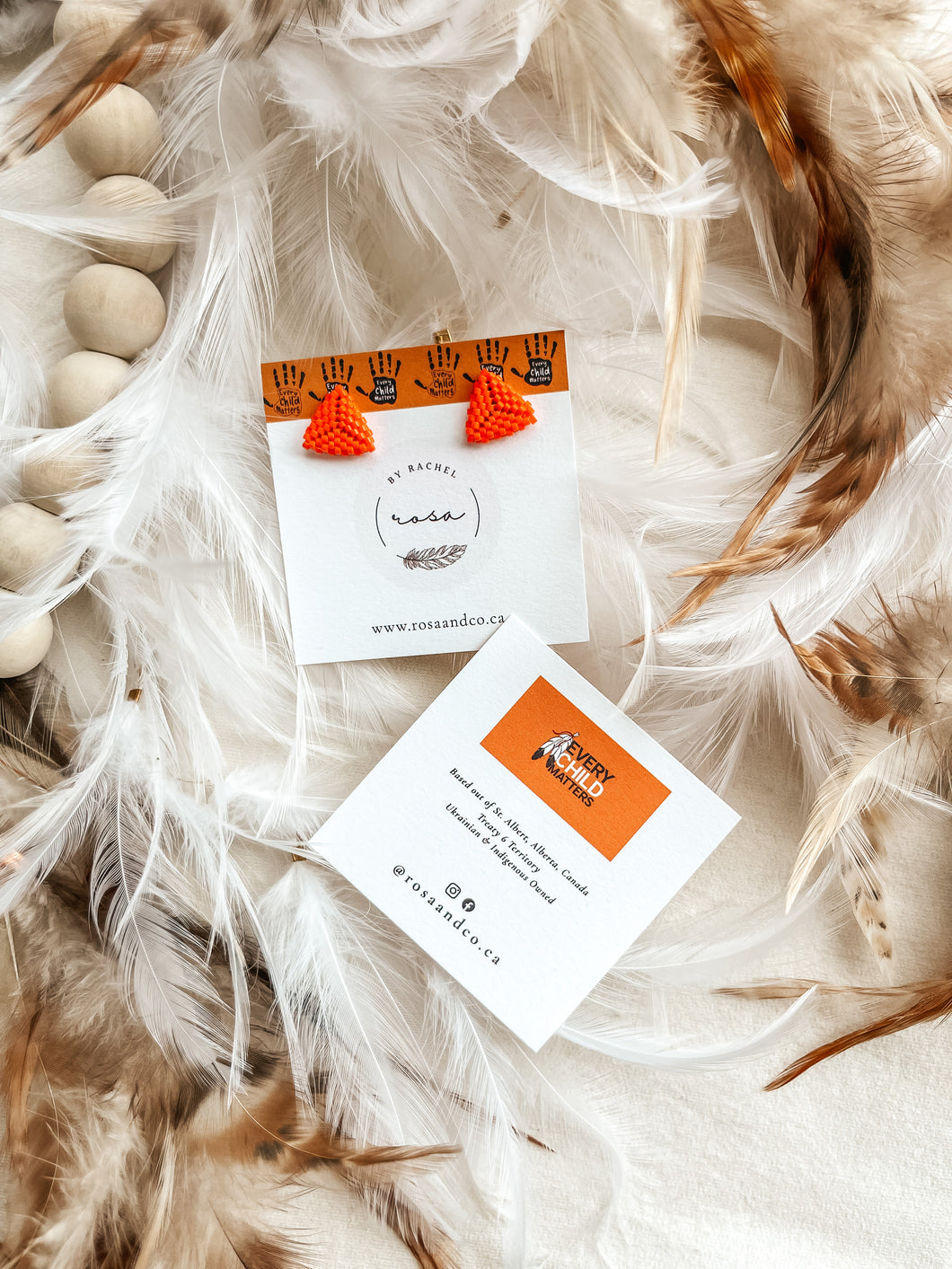 Every Child Matters Beaded Studs 🧡