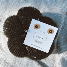 Load image into Gallery viewer, Moose Hide Daisy Studs
